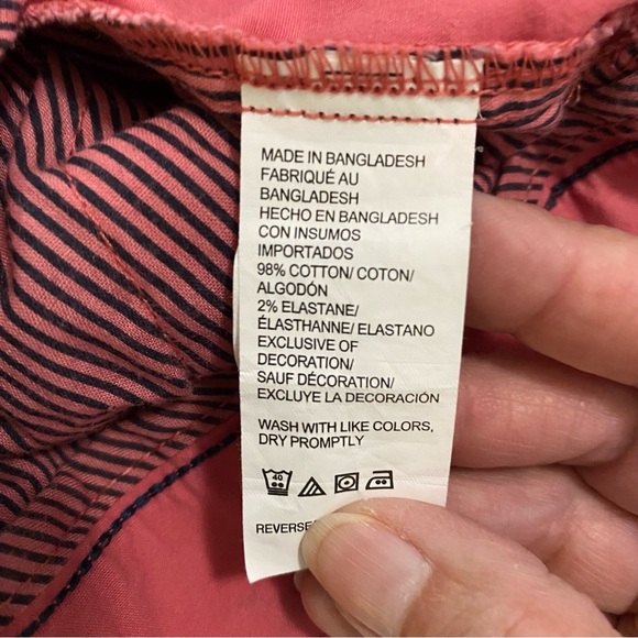 IZOD Mens Saltwater Stretch Coral Shorts Size 32 - Picture 7 of 8